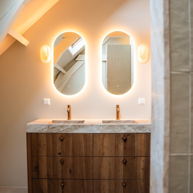 Renovated bathroom in historic home Scheveningen