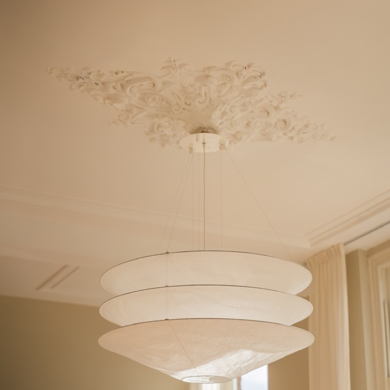 Restoration of authentic historic ceiling in Scheveningen property