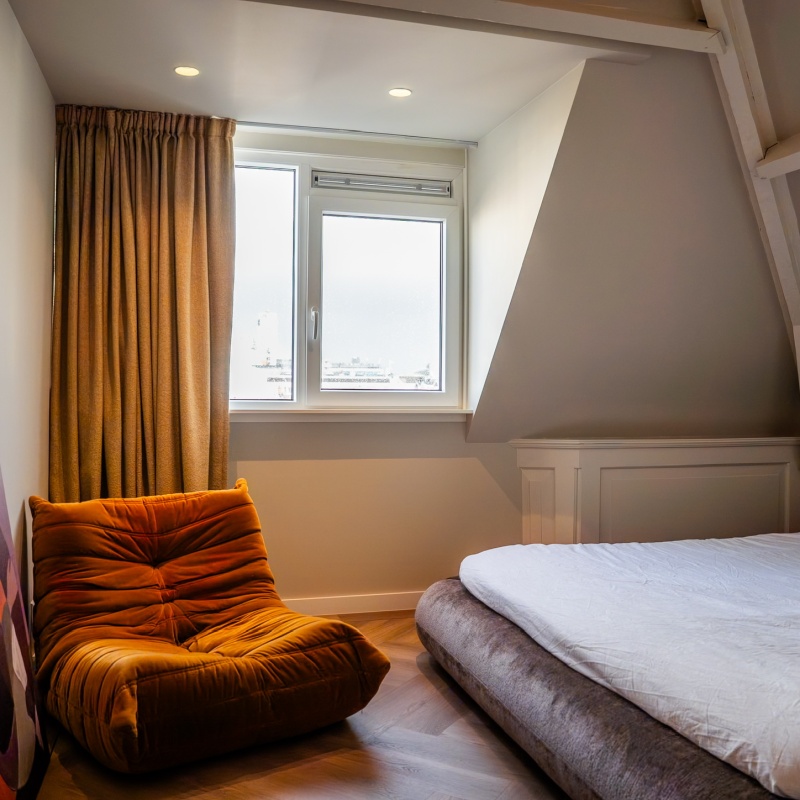 Renovated bedroom on the second floor
