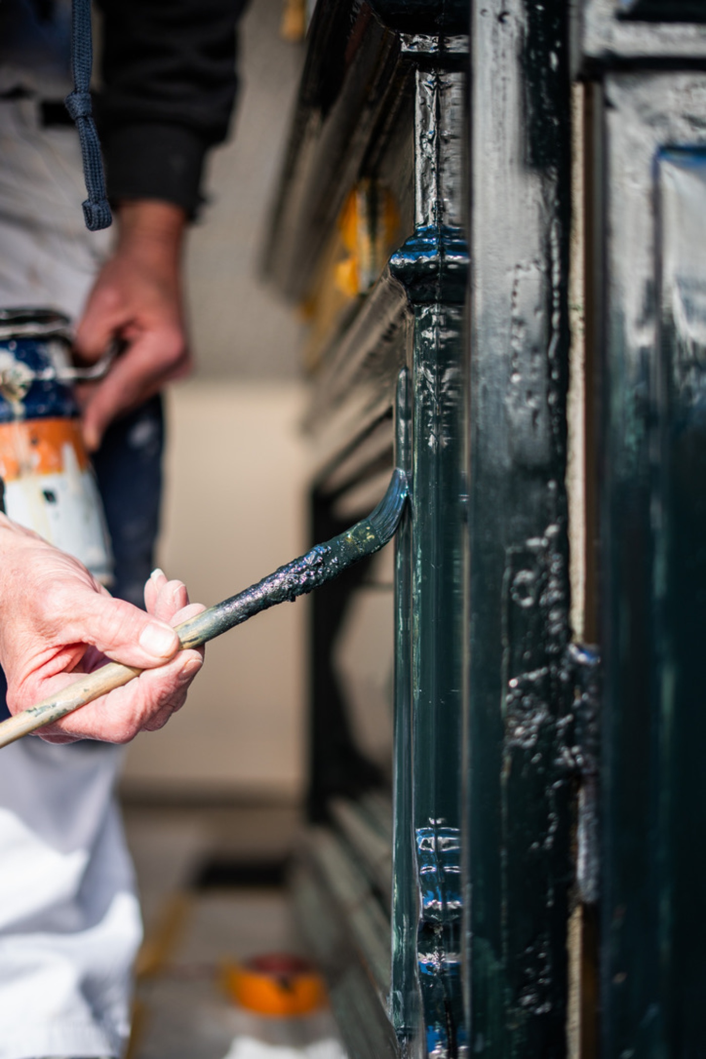 Craftsmanship in painting for historical buildings